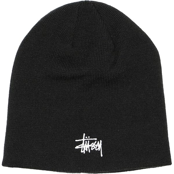 Amazon | [ステューシー] SKULLCAP KNIT BURLY S ビーニー BLACK